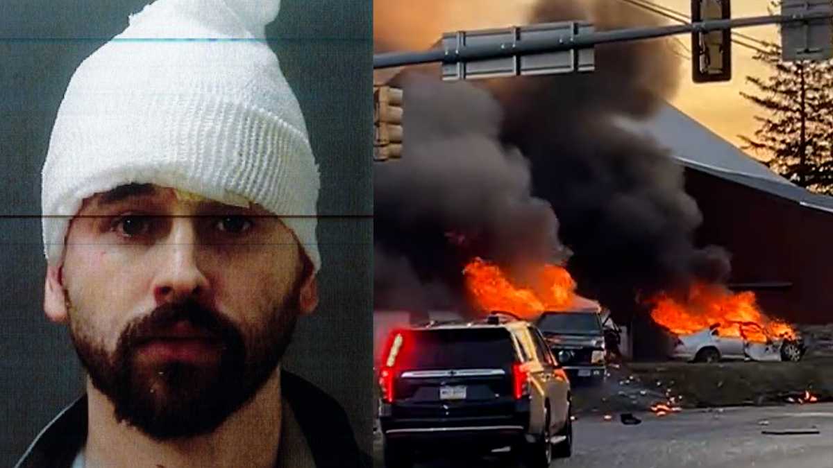 Pa. high-speed chase suspect in fiery crash faces 24 charges in court ...