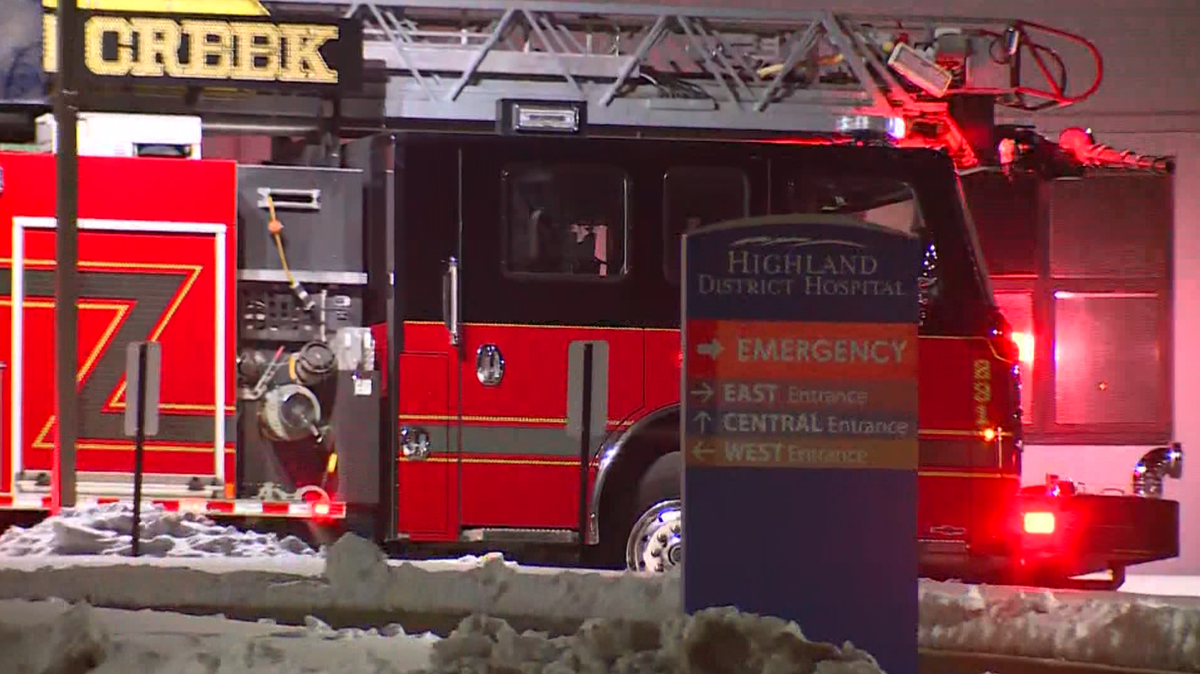 Fire prompts overnight evacuations at ﻿Highland County hospital