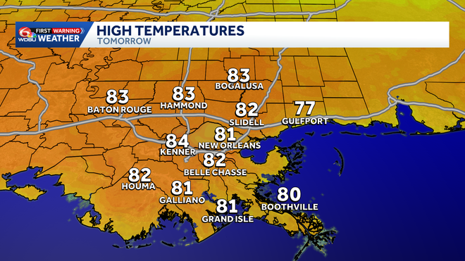 Near record high temperatures possible next 2 days