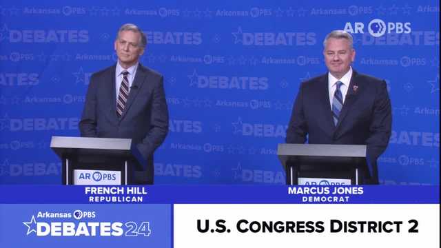 French Hill, Marcus Jones debate in Arkansas US House D-2 race