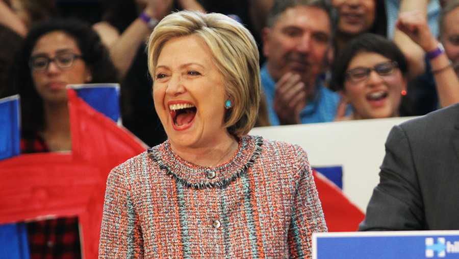 Hillary Clinton campaigns in Salinas