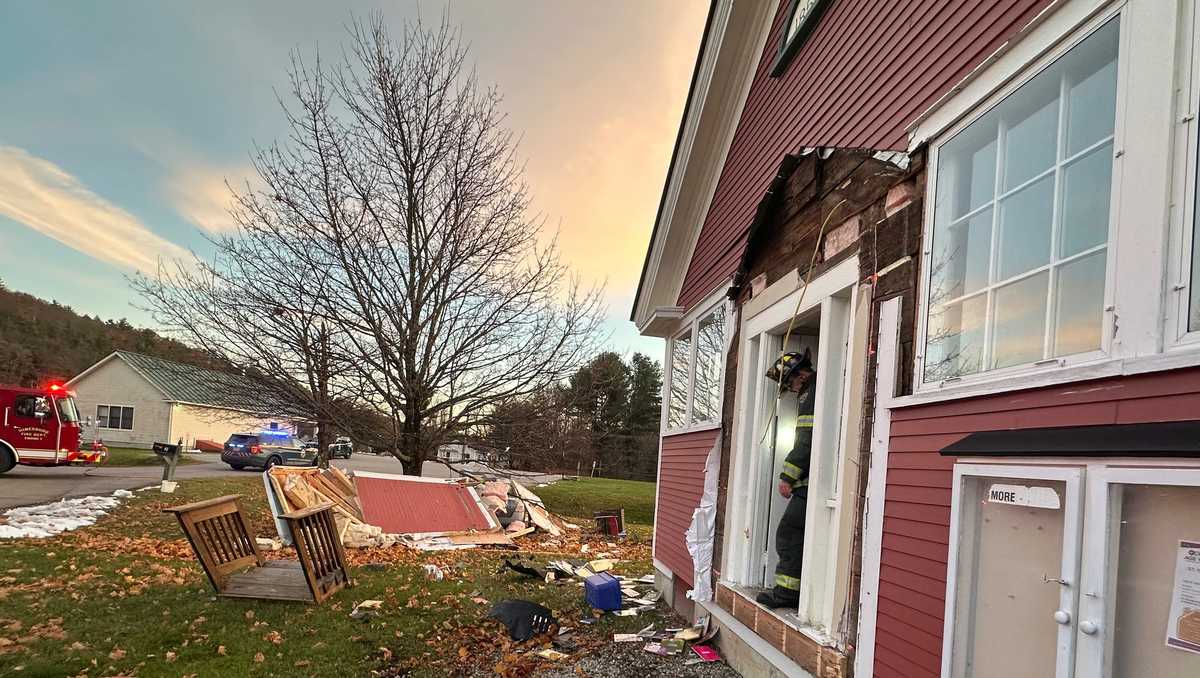 Driver crashes into historic Vermont schoolhouse, fire department says