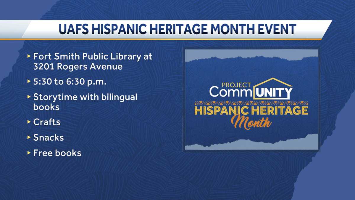 Hispanic Heritage Month celebrations starting in Arkansas starting Thursday