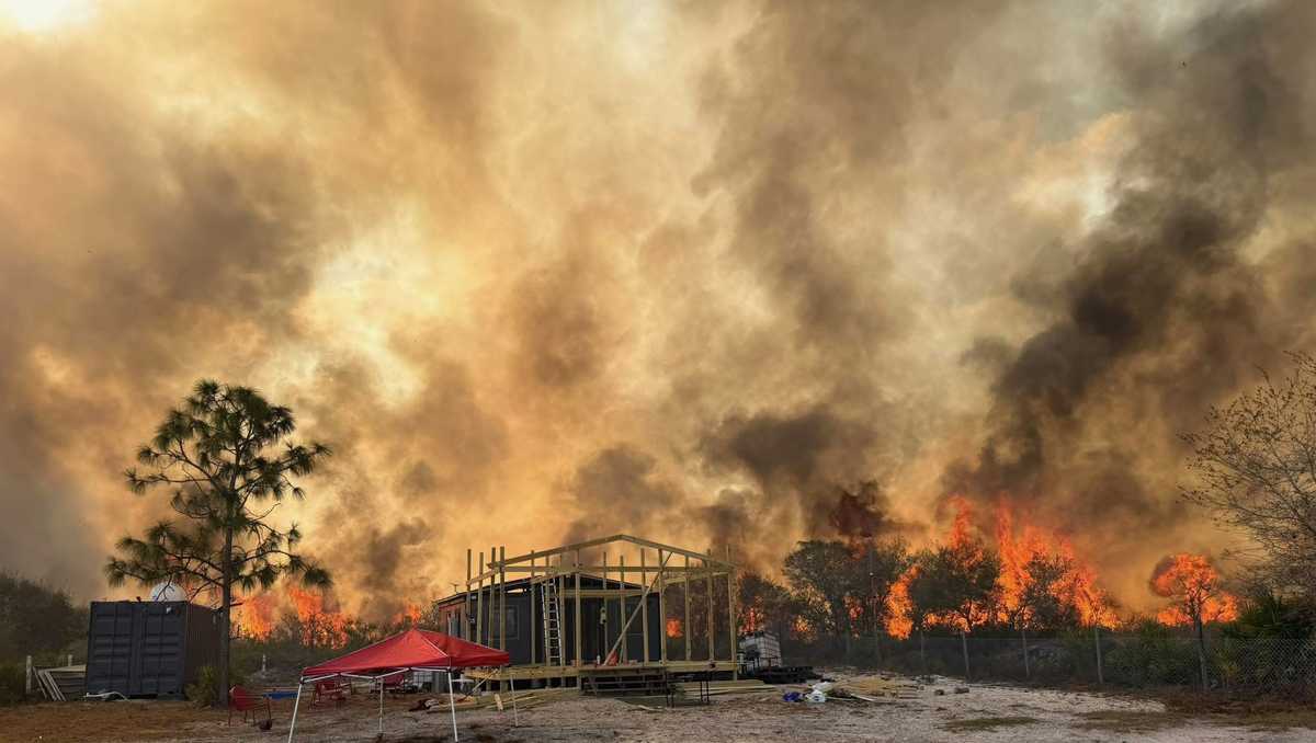 'It's terrible': Officials urge caution after weekend brush fire in Osceola County