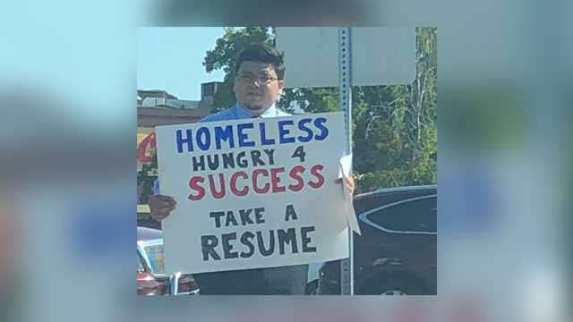 David Casarez stood on a street corner in California's Silicon Valley asking strangers for a job.