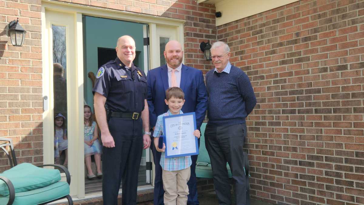 Covington detective's son named honorary police officer