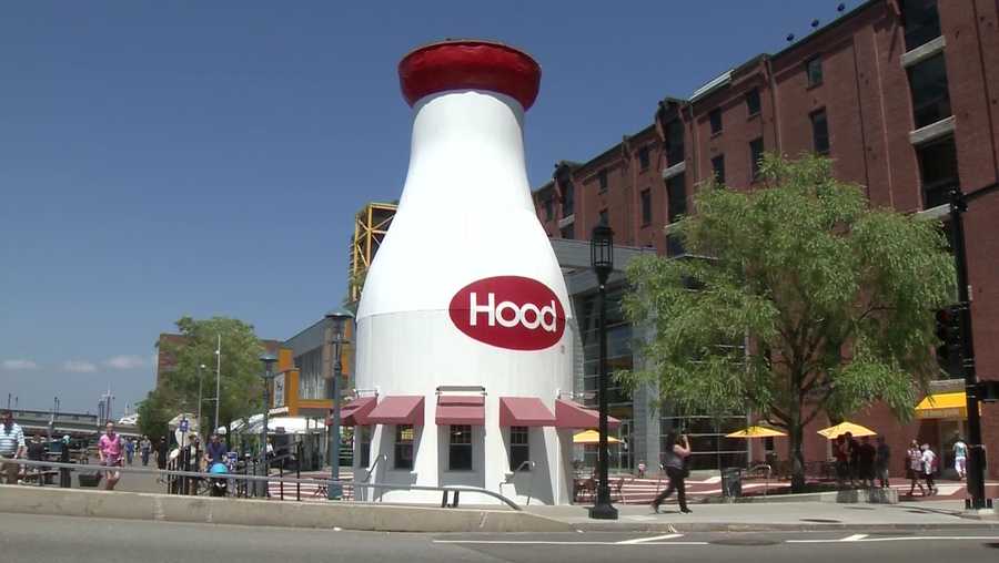 Hood milk bottle landmark