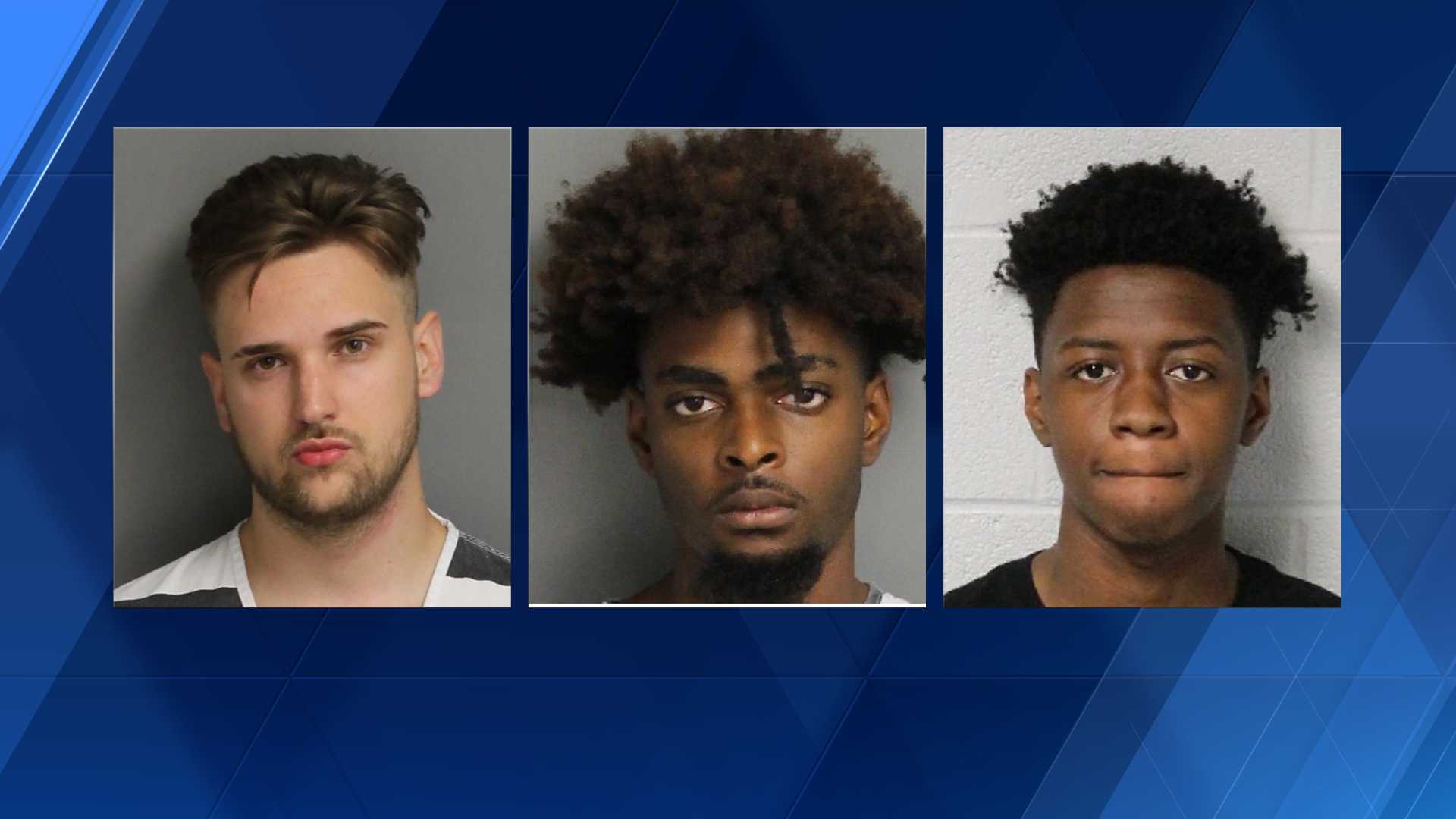 Three Men Arrested Related To Hoover Robbery, Stolen Vehicle