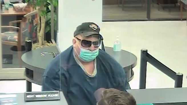 Bank robbery suspect in Hoover