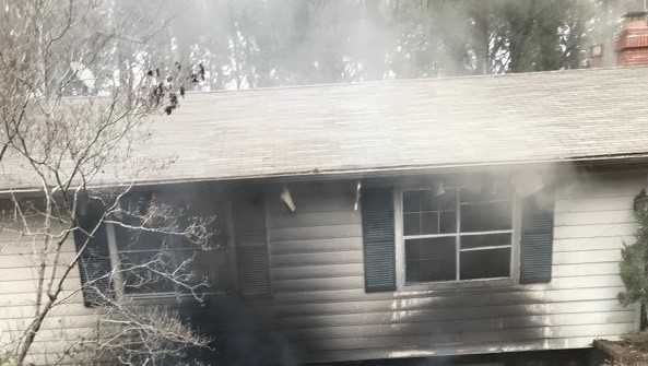 No injuries after house fire in Hoover