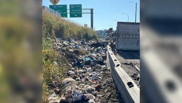 Tractor-trailer rolls over in Hopkinton on Interstate 495 ramp - Vimarsana News