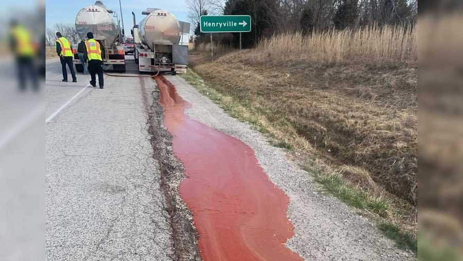hot sauce spill near henryville