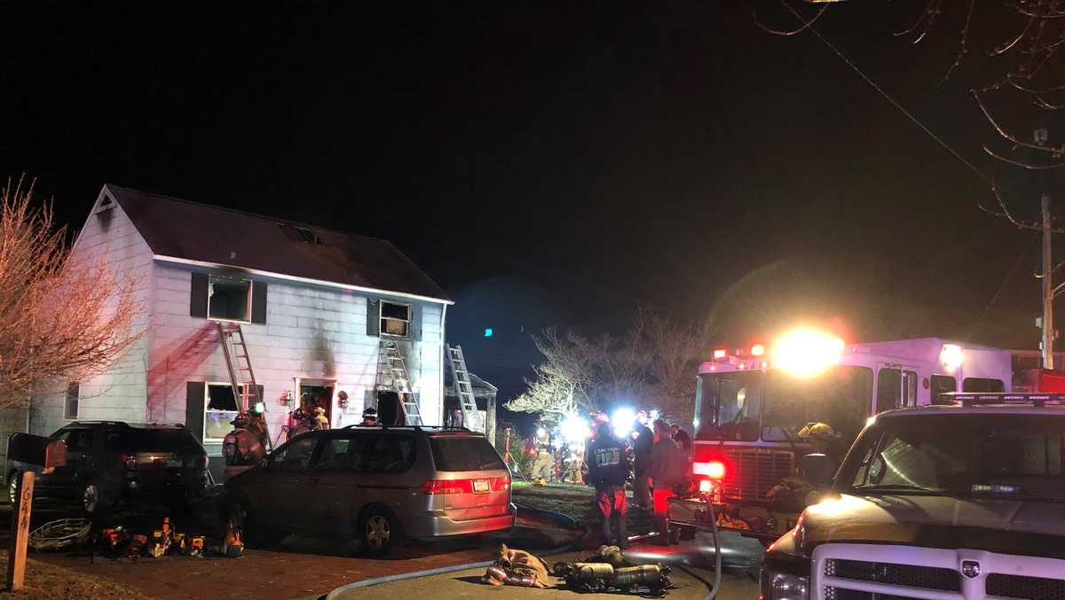 Crews battling house fire in Clairton