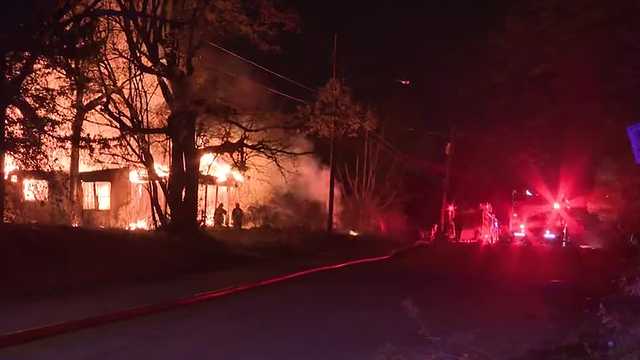 Firefighters contain two early morning fires