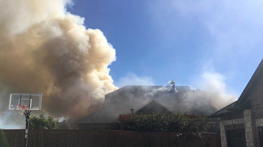 PHOTOS Oklahoma City firefighters battle large house fire