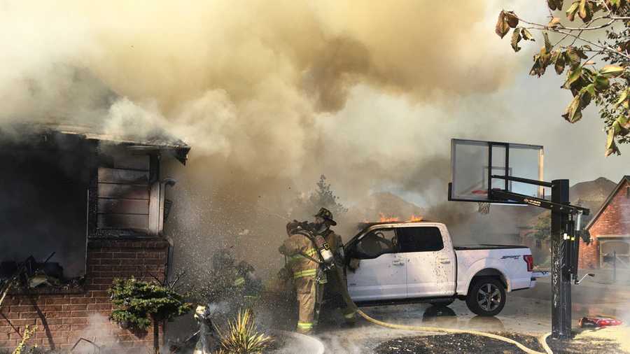 PHOTOS Oklahoma City firefighters battle large house fire