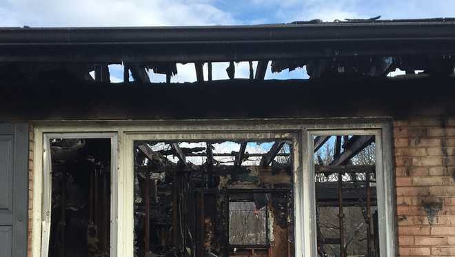 Update: Crews battle house fire in Dauphin County