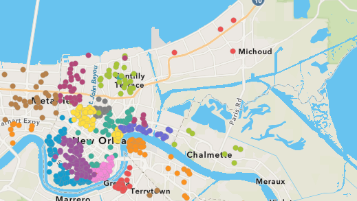 New Orleans Krewe of House Floats map 2022 released
