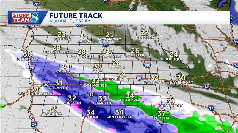 Iowa weather: Snow chances return overnight for parts of Iowa
