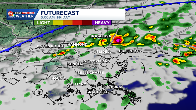 Scattered rain today into Friday morning ahead of a lovely weekend!