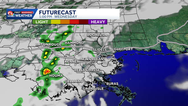near record warmth with increasing rain chances!