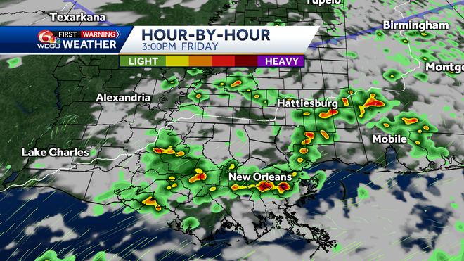 Increasing temperatures and heat with rain chances