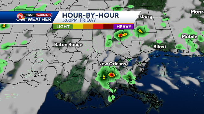 More storms possible Friday. Hotter this weekend and next week