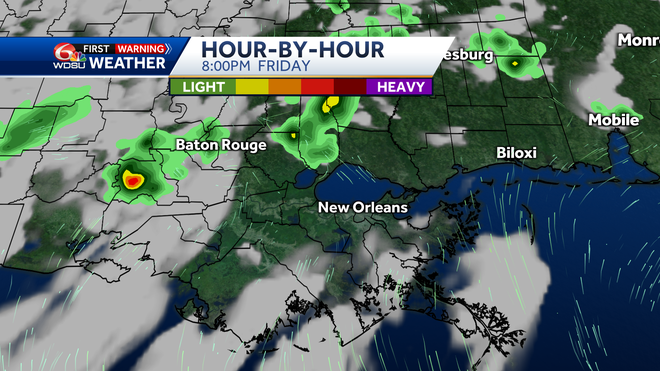 More storms possible Friday. Hotter this weekend and next week