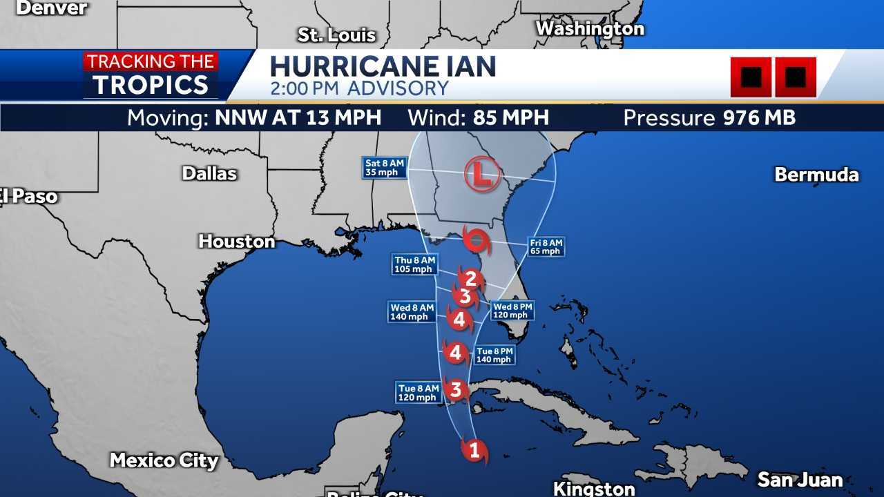 Hurricane Ian nears Cuba on path to strike Florida as Cat 4 - Vimarsana News