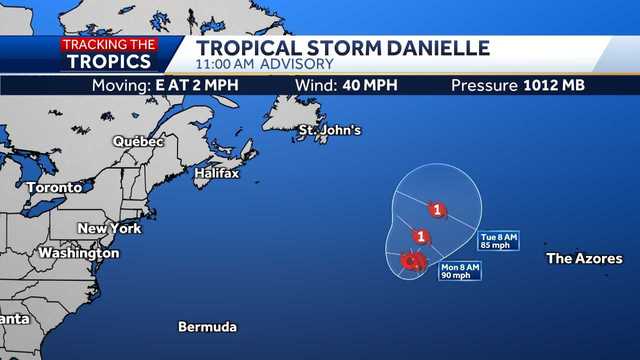 2022 Hurricane Season: Tropical Storm Danielle - Vimarsana News