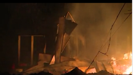 Abandoned home destroyed in overnight fire