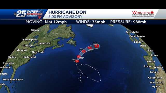 Tracking Hurricane Don - Vimarsana News