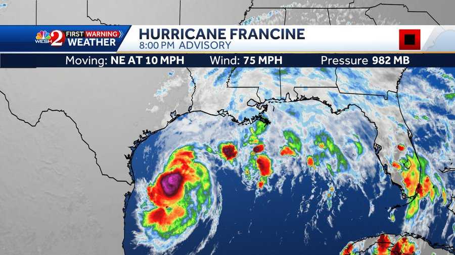 Hurricane Francine churns in Gulf of Mexico, eyes Louisiana