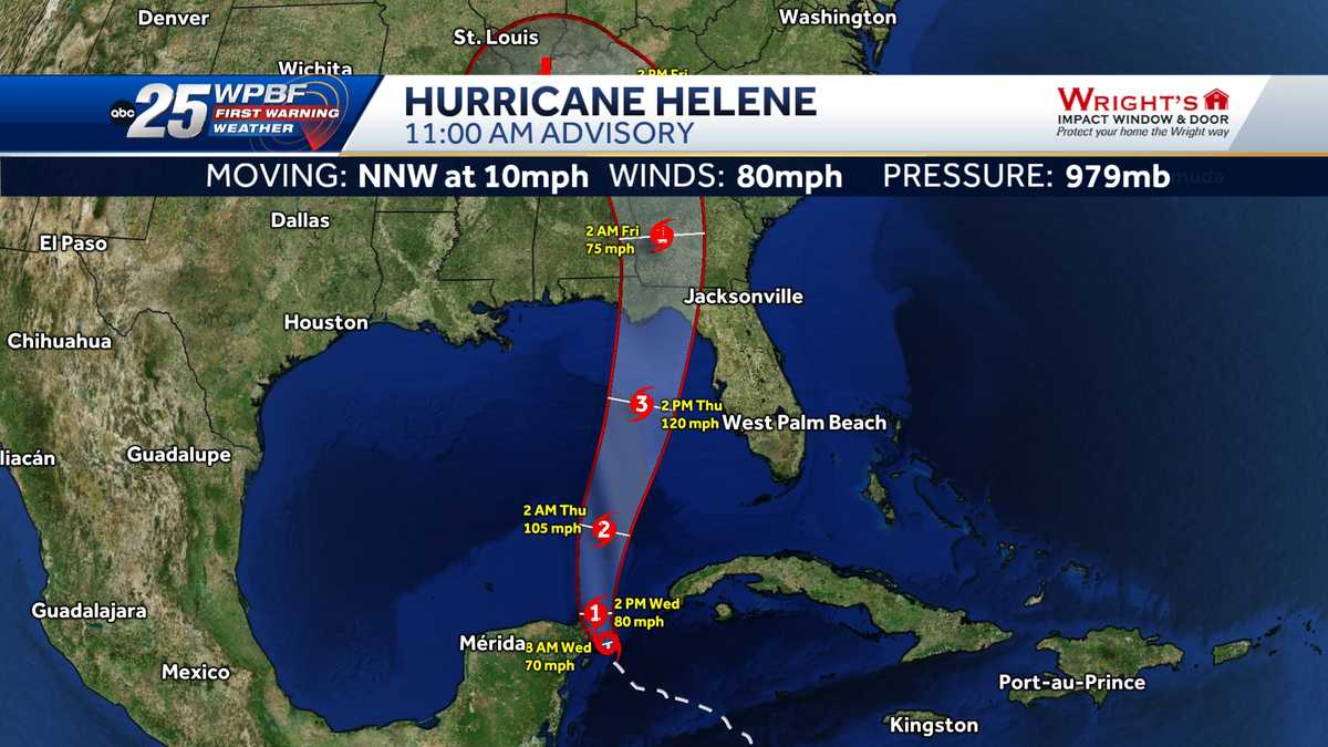 Tracking Hurricane Helene