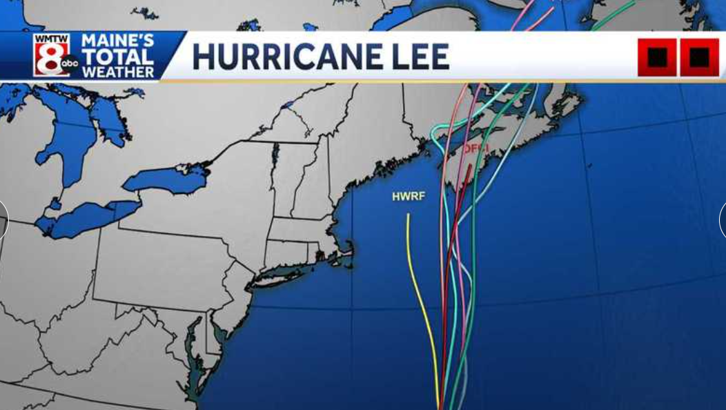 Hurricane Lee in Maine: latest maps, models and paths – WMTW Portland ...