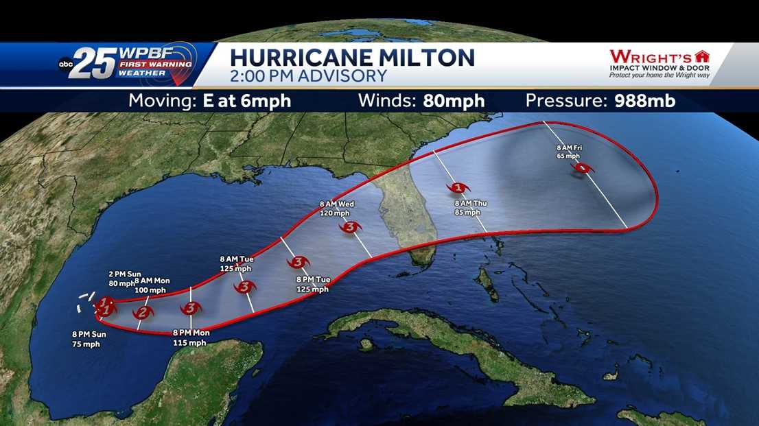 People in Palm Beaches and Treasure Coast monitoring path of 