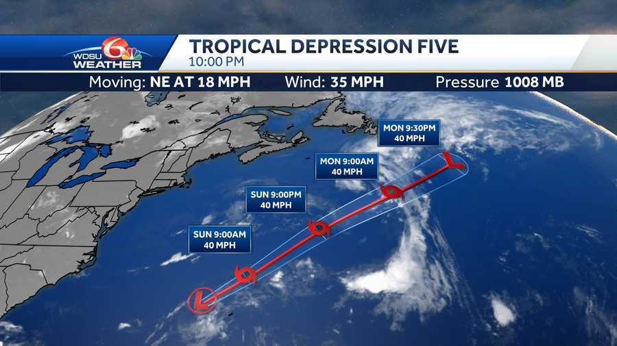 Tropical Depression Five Forms, Likely To Become Edouard