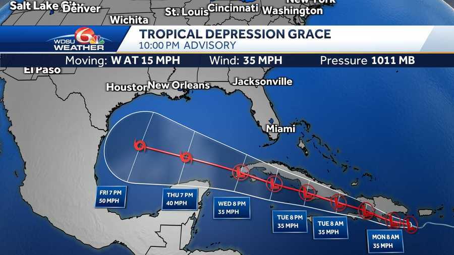 Fred Nearing Florida Panhandle Landfall Grace Brings Rain To Haiti