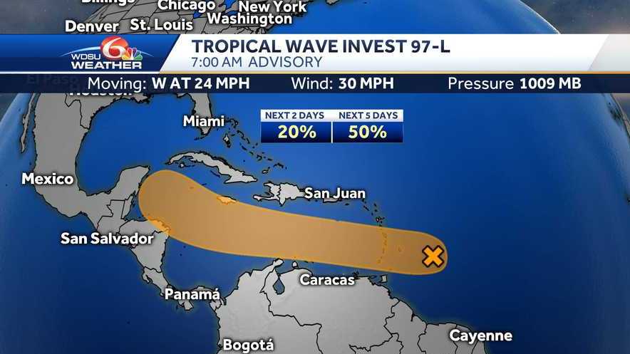 TROPICS: Two tropical waves have medium chance for development this week