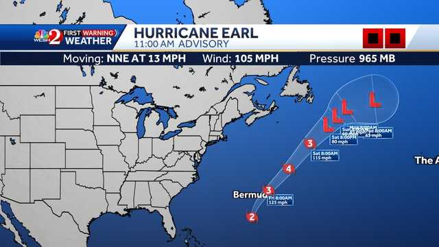 Hurricane Earl expected to become Cat 4 - Vimarsana News