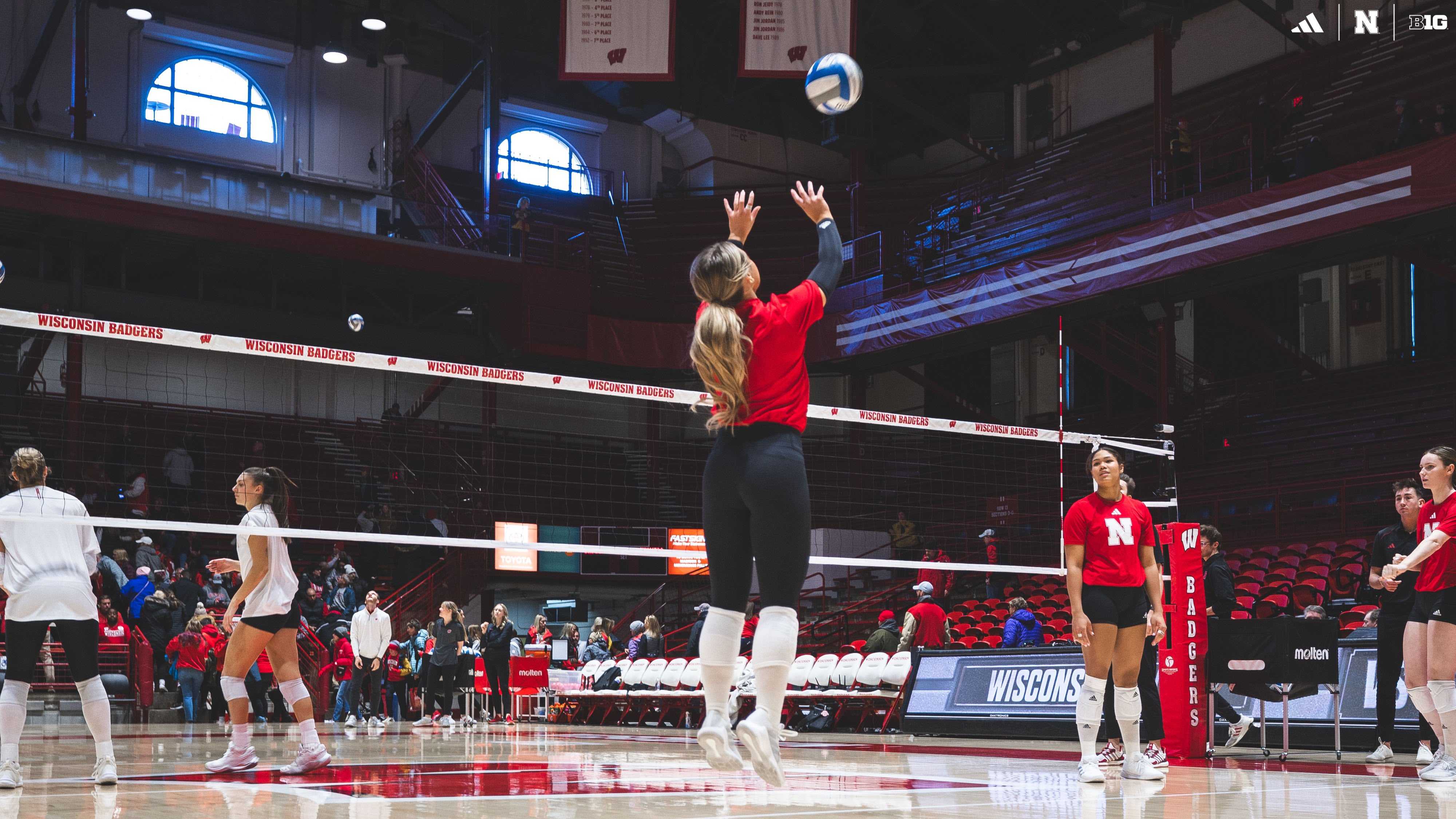 Wisconsin Sweeps Huskers, Snaps Nebraska's Undefeated Streak