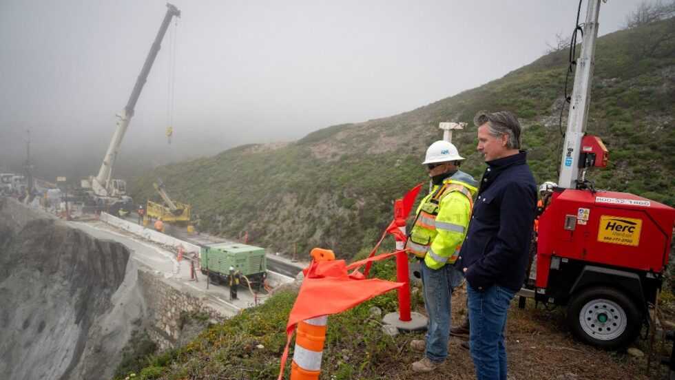 Gov. Newsom says Highway 1 repairs will be completed by Memorial Day weekend - Vimarsana News