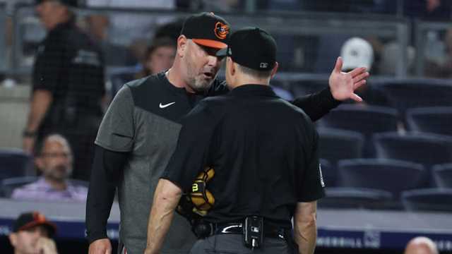 Manager Brandon Hyde ejected late in Orioles' 8-1 loss to Pirates