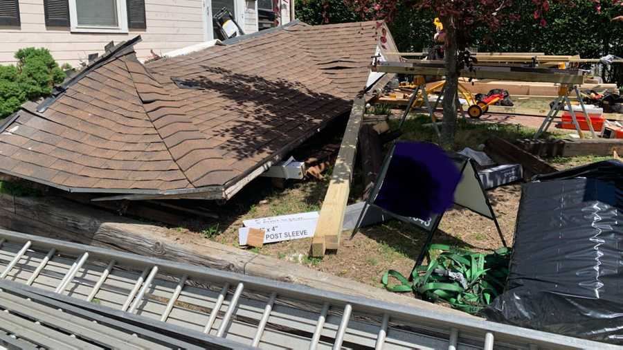 Worker injured during porch collapse at Hyde Park home