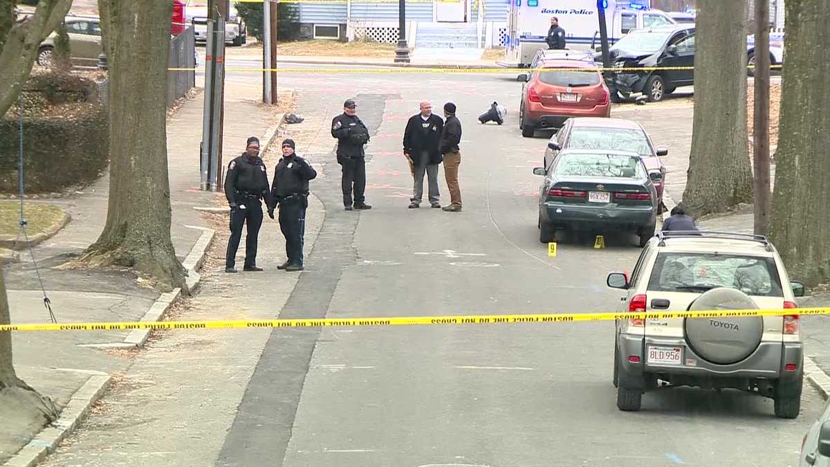 Person shot on neighborhood street in Boston's Hyde Park