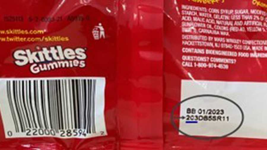 On the back of the package is a 10-digit manufacturing code; the first three digits in this code will indicate implicated product as described in the table
