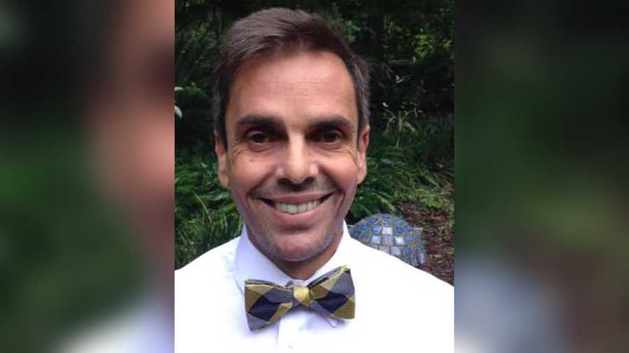 The Tallahassee Police Department says Jorge Diaz-Johnston, pictured here, a plaintiff in a historic same-sex marriage lawsuit against Miami-Dade County in 2014, was found dead at a Jackson County landfill on January 8.