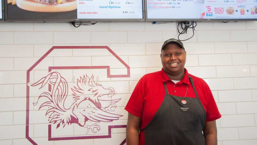 Malcolm Coleman has worked at a Wendy's across from the University of South Carolina for 15 years.