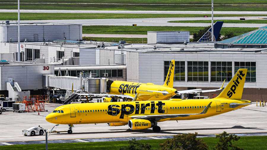 Spirit and Frontier Airlines on Monday announced a $6.6 billion merger, a combination of low-fare carriers that would create America's fifth-largest airline.Approximately 2,000 flights were cancelled this week due to weather, staffing shortages, computer problems, and passenger volume. (Photo by Paul Hennessy/SOPA Images/LightRocket via Getty Images)