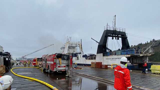 Fishing vessel fire spews smoke in Seattle area two days after catching fire - Vimarsana News